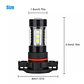 X2 Ampolletas - Led antinieblas 3200lm 80watt modelos H16 h16eu - Miniatura 9