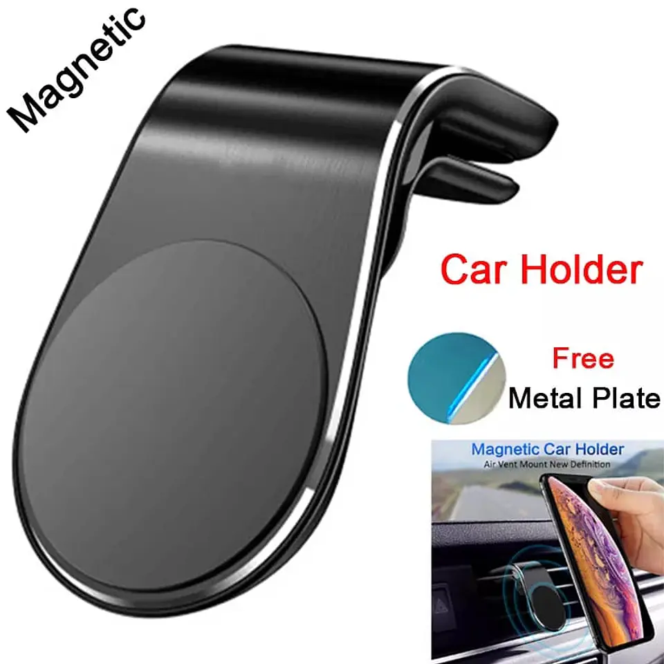 Soporte para Celular Smartphone Magnético con clip para rejilla de 13