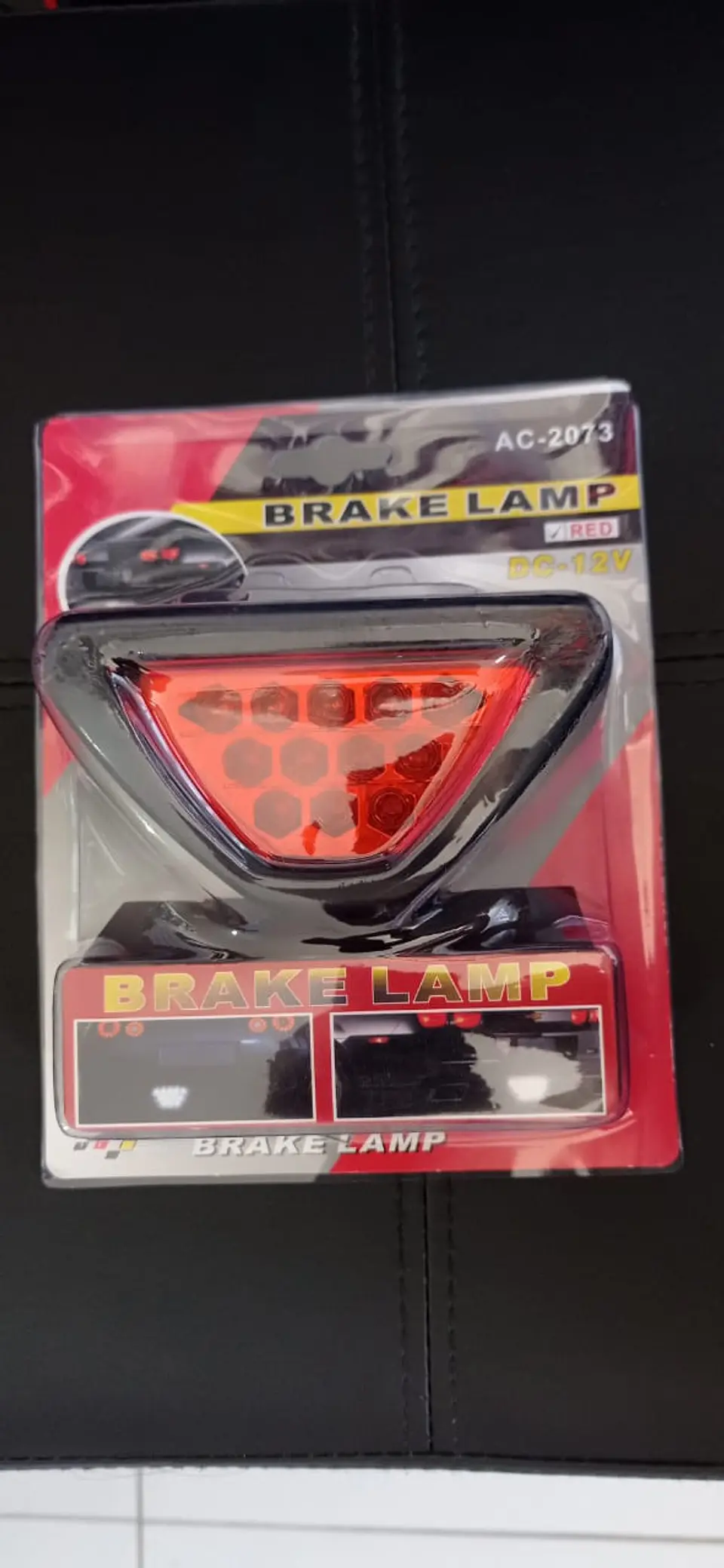 Luz de señal de freno tipo F1, luz trasera tercer stop 12 LED 12
