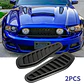 X2 Cubiertas, Toma de flujo de aire para capot de autos decorativa - thumbnail 4