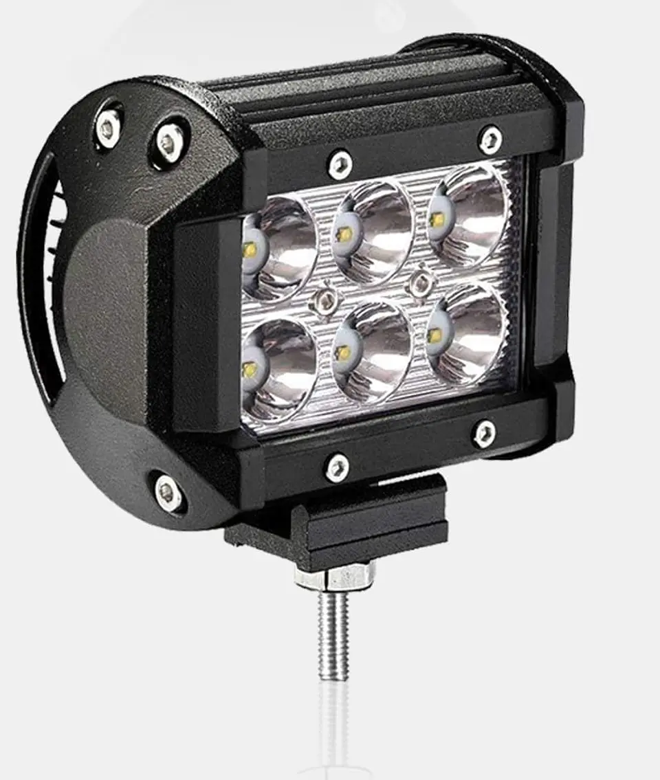Neblinero 6 LED para Autos, Camionetas, Jeep, 18W 4 pulgadas 1800LM 5