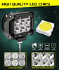 Neblinero 6 LED para Autos, Camionetas, Jeep, 18W 4 pulgadas 1800LM - Miniatura 1
