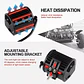 Neblinero 6 LED para Autos, Camionetas, Jeep, 18W 4 pulgadas 1800LM - Miniatura 16