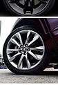 X4 Tapa centro llantas Peugeot Negro 60mm 56mm - Negro Plateado - Miniatura 6