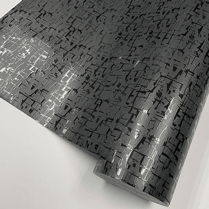 Papel Vinilo Negro texturizado diseño de mayas de alta calidad, universal tunning para autos 100cmx152cm 2