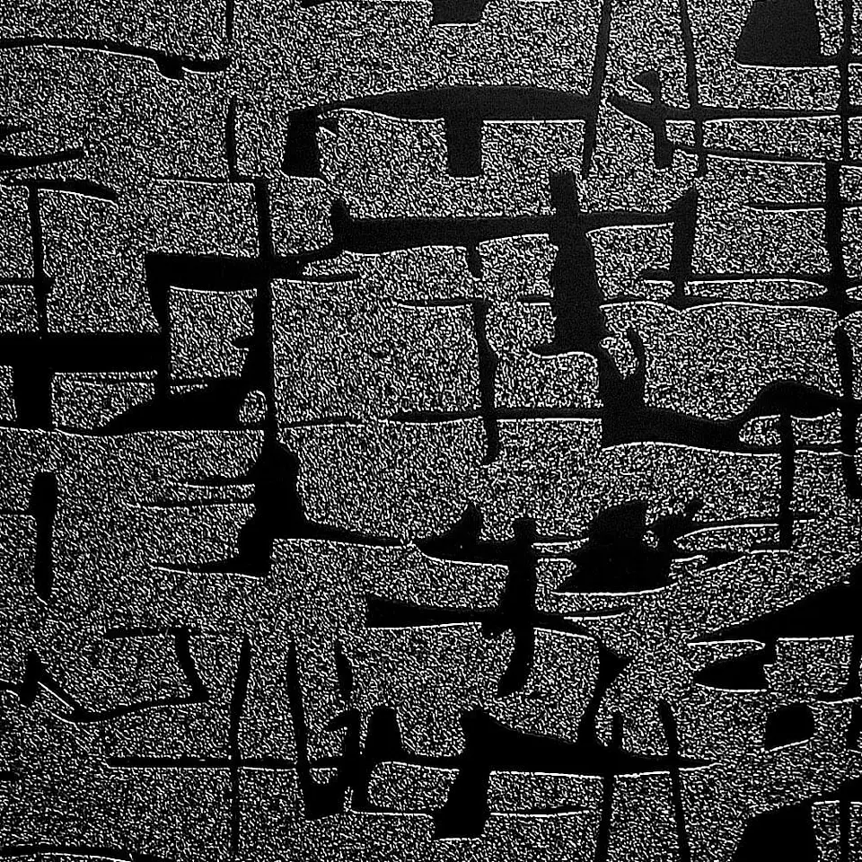 Papel Vinilo - Negro texturizado de mayas de 100cmx152cm 4