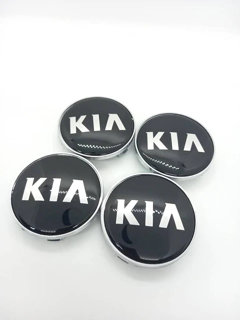 X4 Tapas centro llantas Originales 68mm - Negra Plata