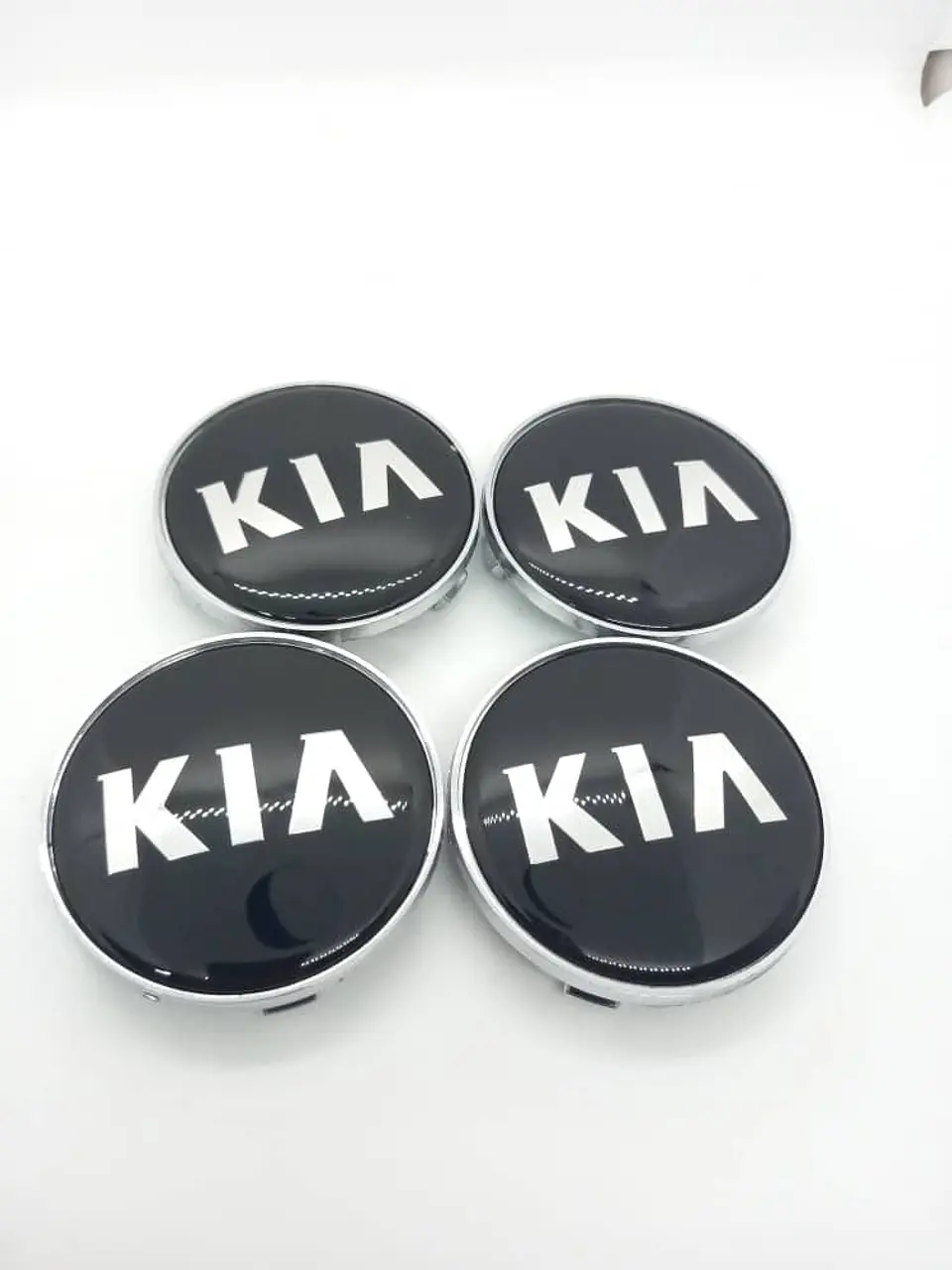 X4 Tapas centro llantas Originales 68mm - Negra Plata 2