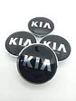 X4 Tapas centro llantas Originales 68mm - Negra Plata - Miniatura 8