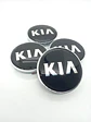 X4 Tapas centro llantas Originales 68mm - Negra Plata - Miniatura 9
