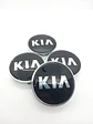 X4 Tapas centro llantas Originales 68mm - Negra Plata - Miniatura 10