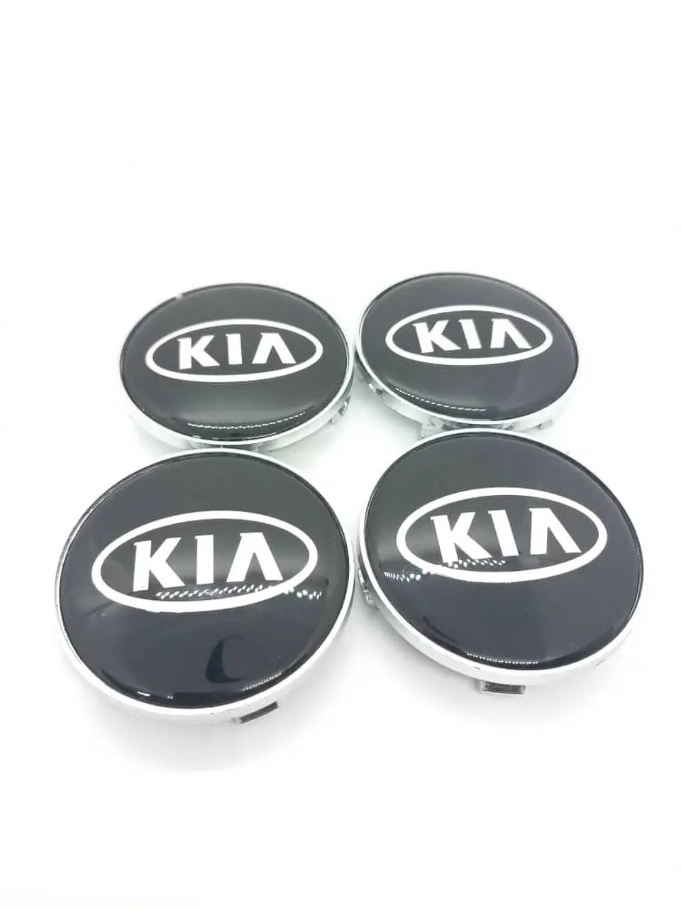 X4 Tapas centro llantas Originales 68mm - Negra Plata 2