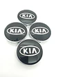 X4 Tapas centro llantas Originales 68mm - Negra Plata - Miniatura 6