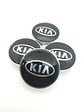 X4 Tapas centro llantas Originales 68mm - Negra Plata - Miniatura 7