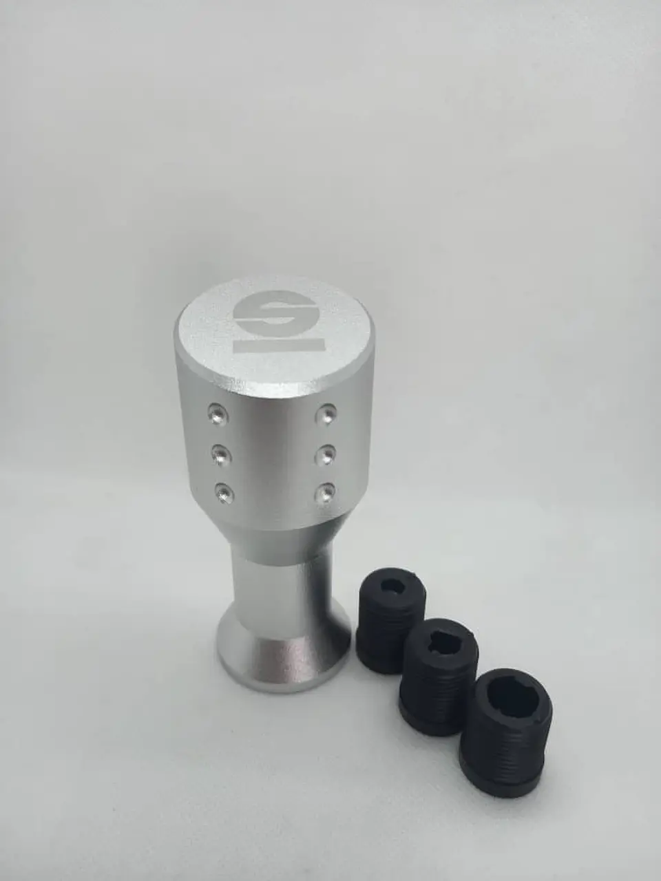 Pomo perilla cabeza plana Sparco, con adaptadores universal 2