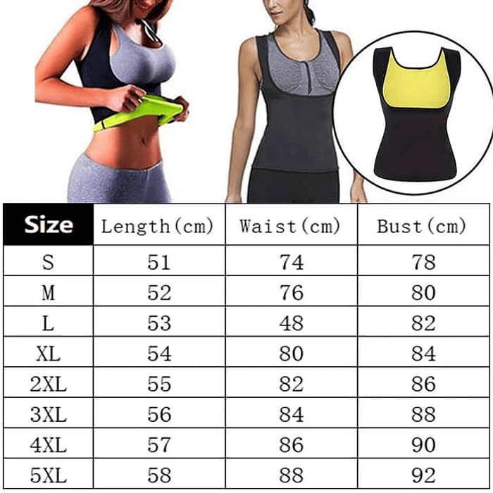 Polera de neopreno Sauna para dama entrenador de cintura adelgazante, moldeador corporal, ropa interior de gimnasio TALLA  M y L 7