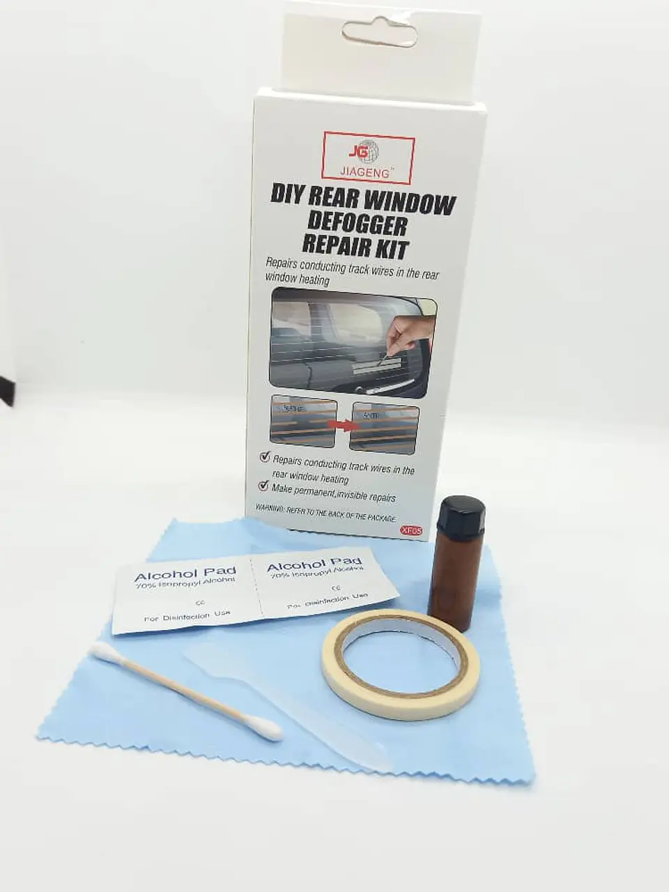 Kit reparador línea antiempañante ventana trasera de autos 3