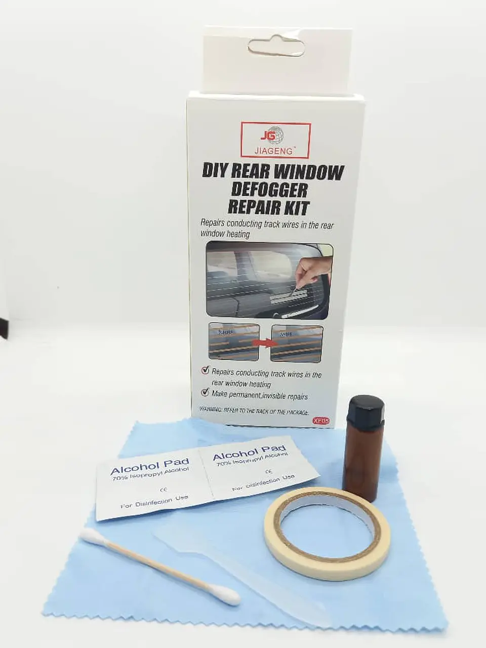 Kit reparador línea antiempañante ventana trasera de autos 4