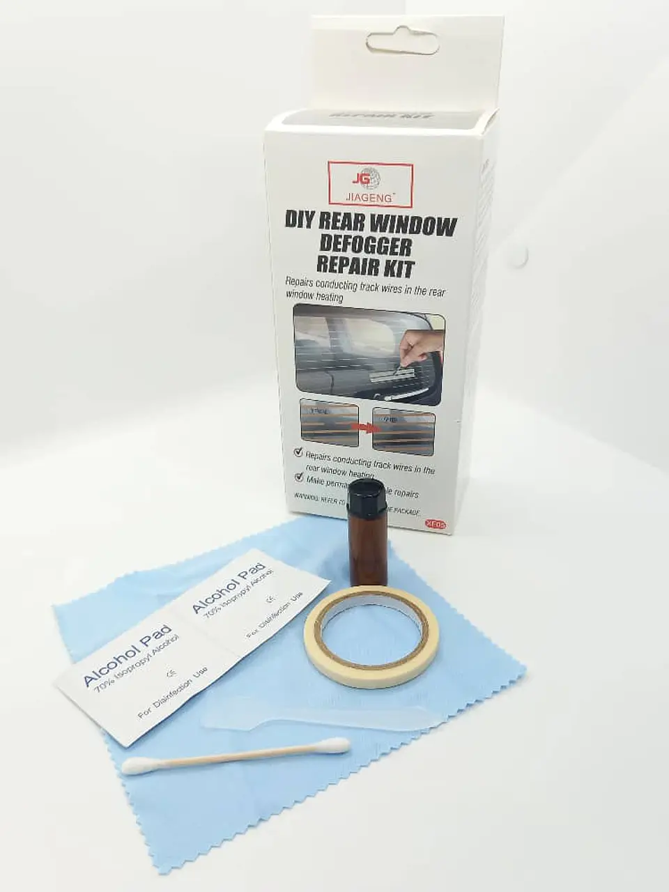 Kit reparador línea antiempañante ventana trasera de autos 5