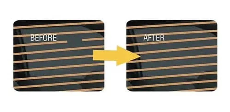 Kit reparador línea antiempañante ventana trasera de autos 14
