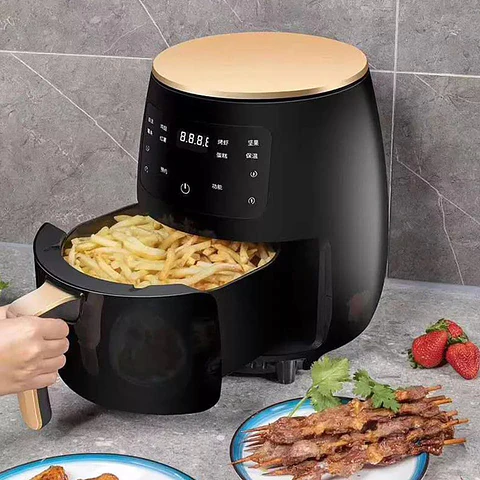 Freidora de aire eléctrica (Air Fryer) inteligente Digital, táctil
