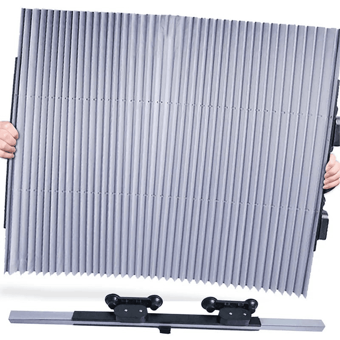 Cortina sombrilla retráctil Para Auto Parabrisas Protector Solar medidas 70cm x 140cm  5