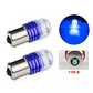 Par ampolletas - Led 1 contacto 5W 1156 para luz cruce o reversa - Miniatura 2