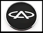 X4 Tapa centro llantas Chery negro 60mm 56mm - Negro Plateado - thumbnail 1
