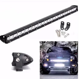 Barra foco neblinero led 65cm 24led slim universal luz blanca frío 6000k 72watt 