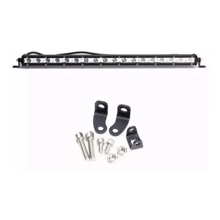 Barra foco neblinero led 65cm 24led slim universal luz blanca frío 6000k 72watt  4