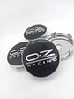 X4 Tapas centro llantas oz racing - Negro Plata - thumbnail 1