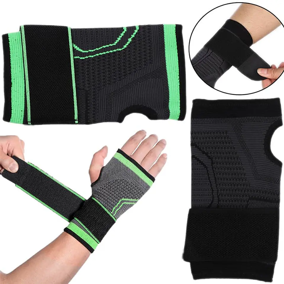 Protector de muñeca - deportiva ajustable, correa de muñeca para 3