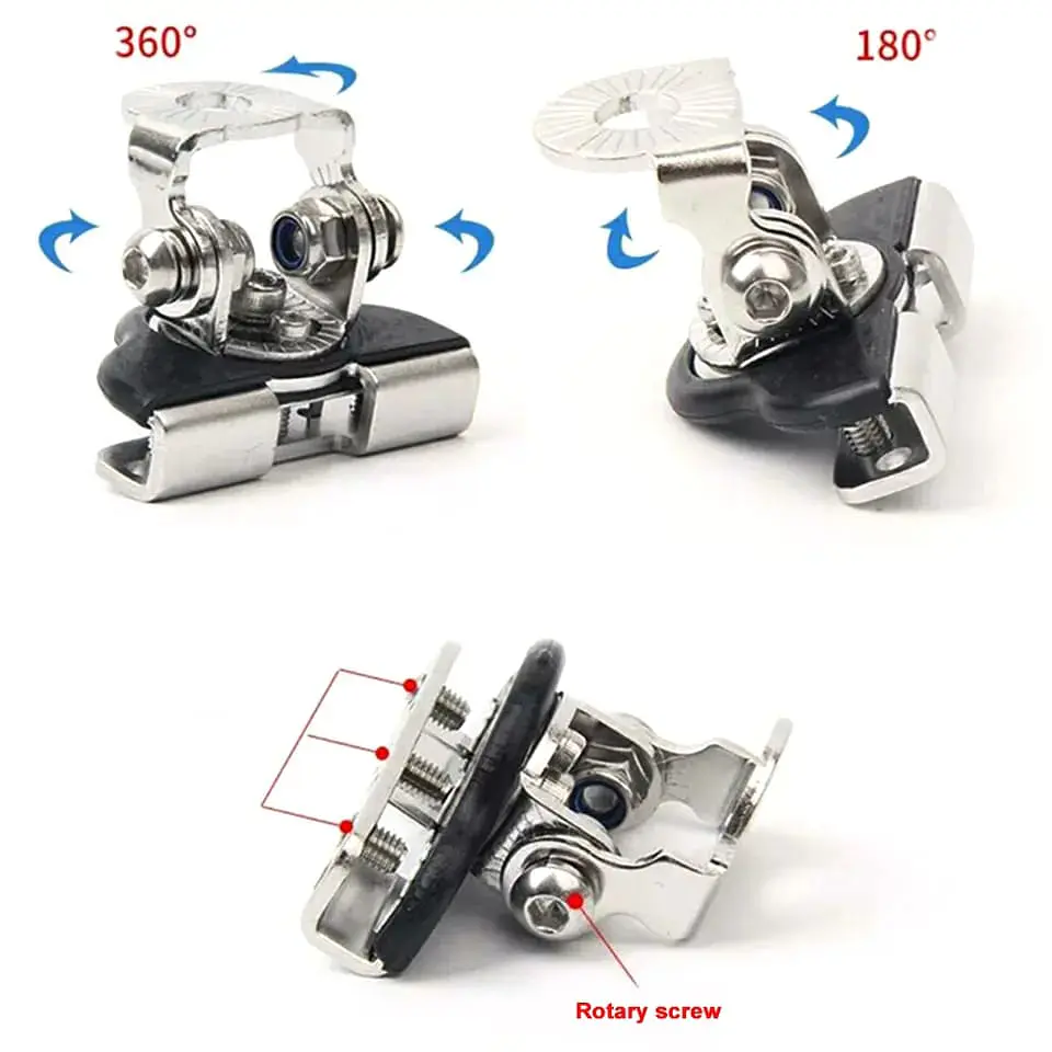 X2 Soportes abrazaderas de montaje universales para luces barras led 8