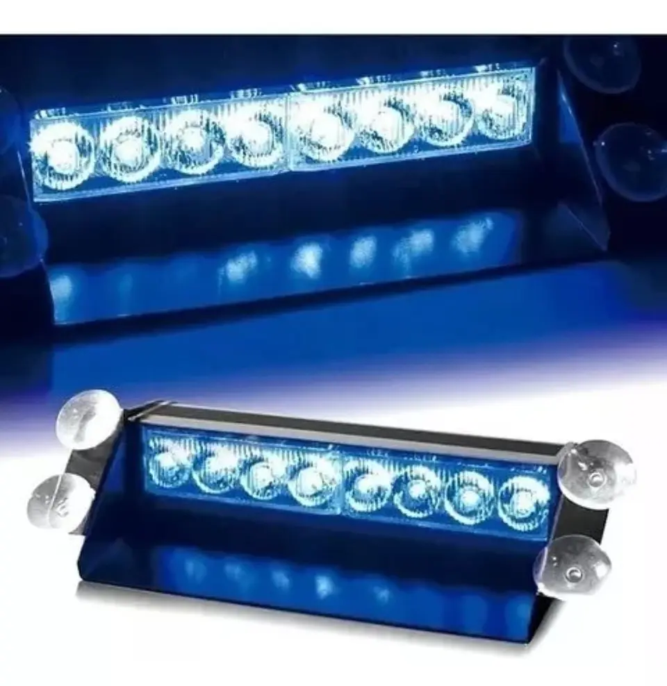 Luz baliza estroboscópica parabrisas - Rojo 5