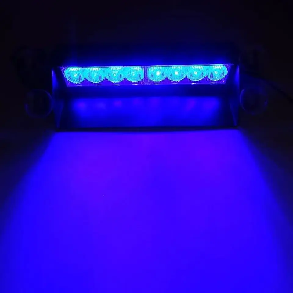Luz baliza estroboscópica parabrisas - Rojo 6