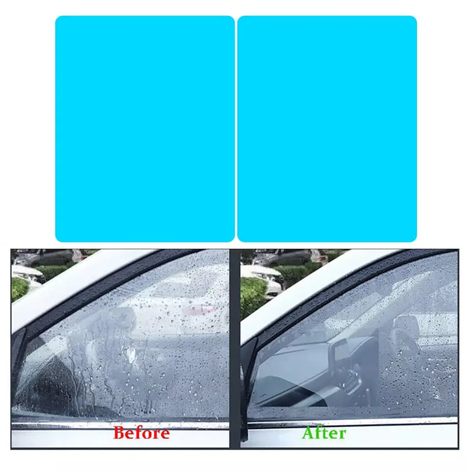 X2 Película protectora membrana impermeable para ventana de autos 6