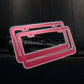 Par porta patentes/marco matrícula aluminio - Rojo - Miniatura 15