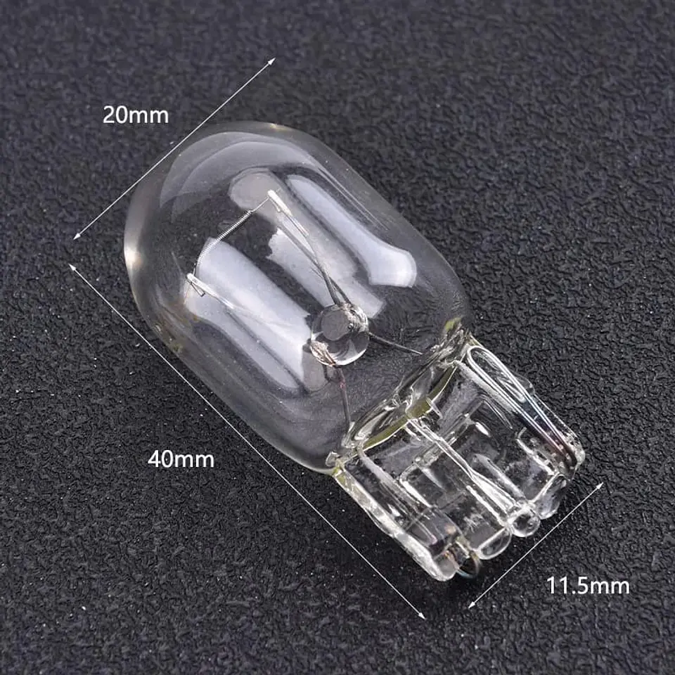 Par ampolletas halógenas 12V 21W 3200K T20 1 contacto - reversa 2