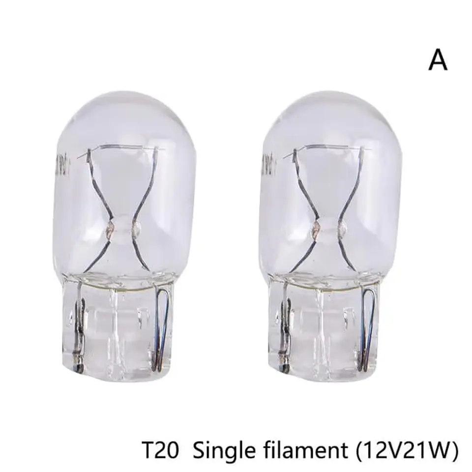 Par ampolletas halógenas 12V 21W 3200K T20 1 contacto - reversa 5