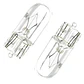 Par ampolletas halógenas 12V 5W 3200K T10 W5W - luz posición/patente - Miniatura 5