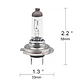 Par ampolletas halógenas 12V 55W 3200K H7, 2 patas - alta o baja - thumbnail 1