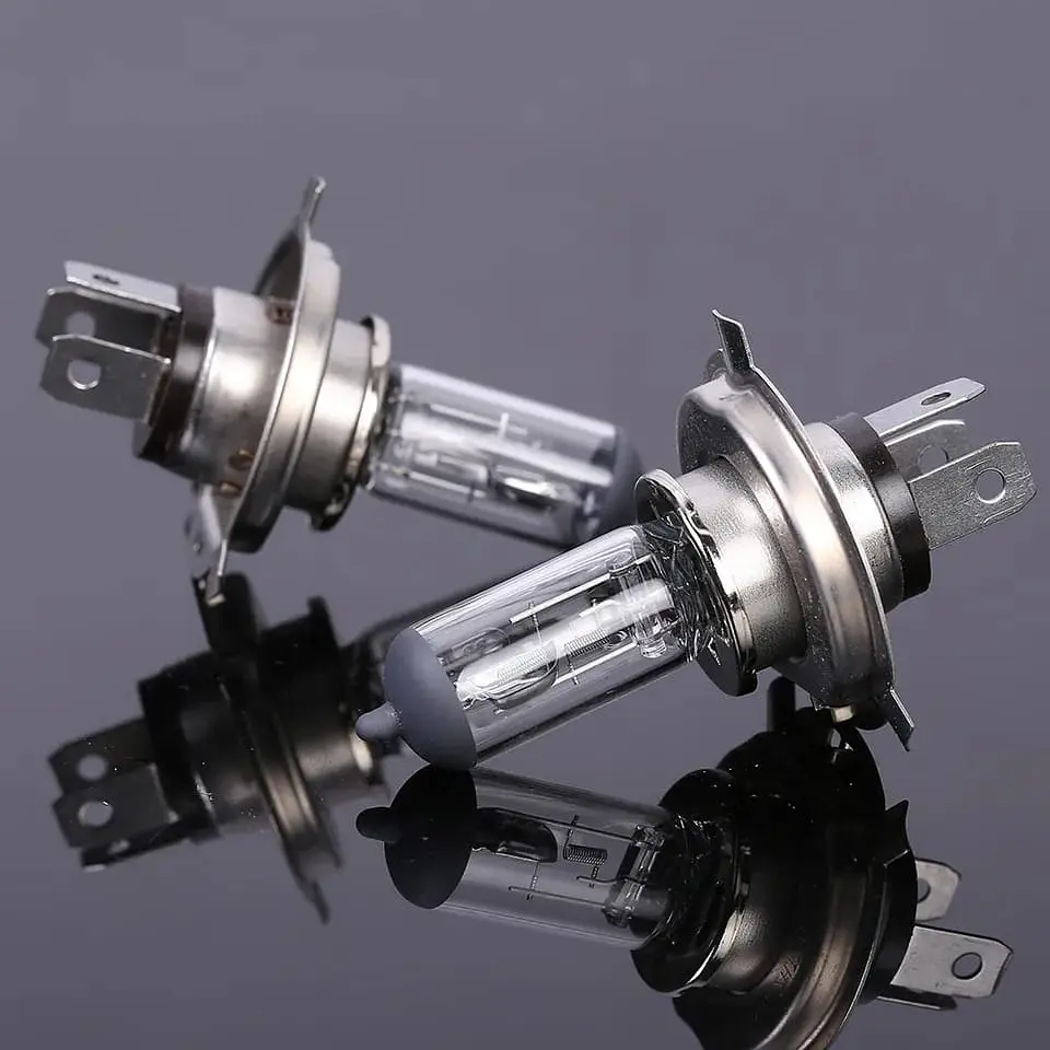 Par ampolletas halógenas 12V 55W 3200K H4, 3 patas - alta y baja 11