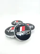 Set X4 Tapa centro de Llantas de autos universal marca TRD negra - Miniatura 1