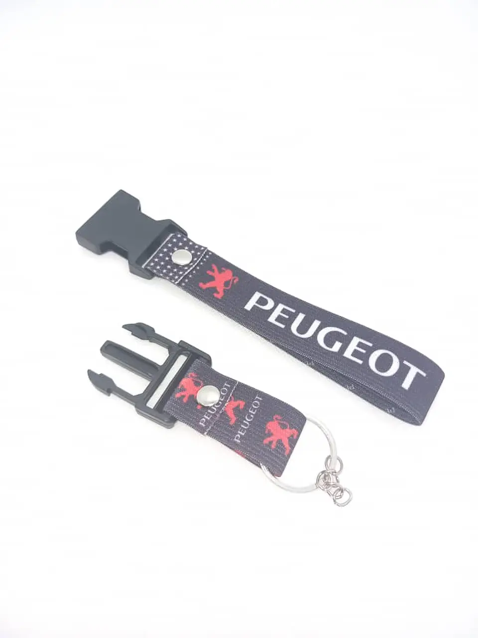 Llavero Lanyard elástico porta llaves y credencial - PEUGEOT 2