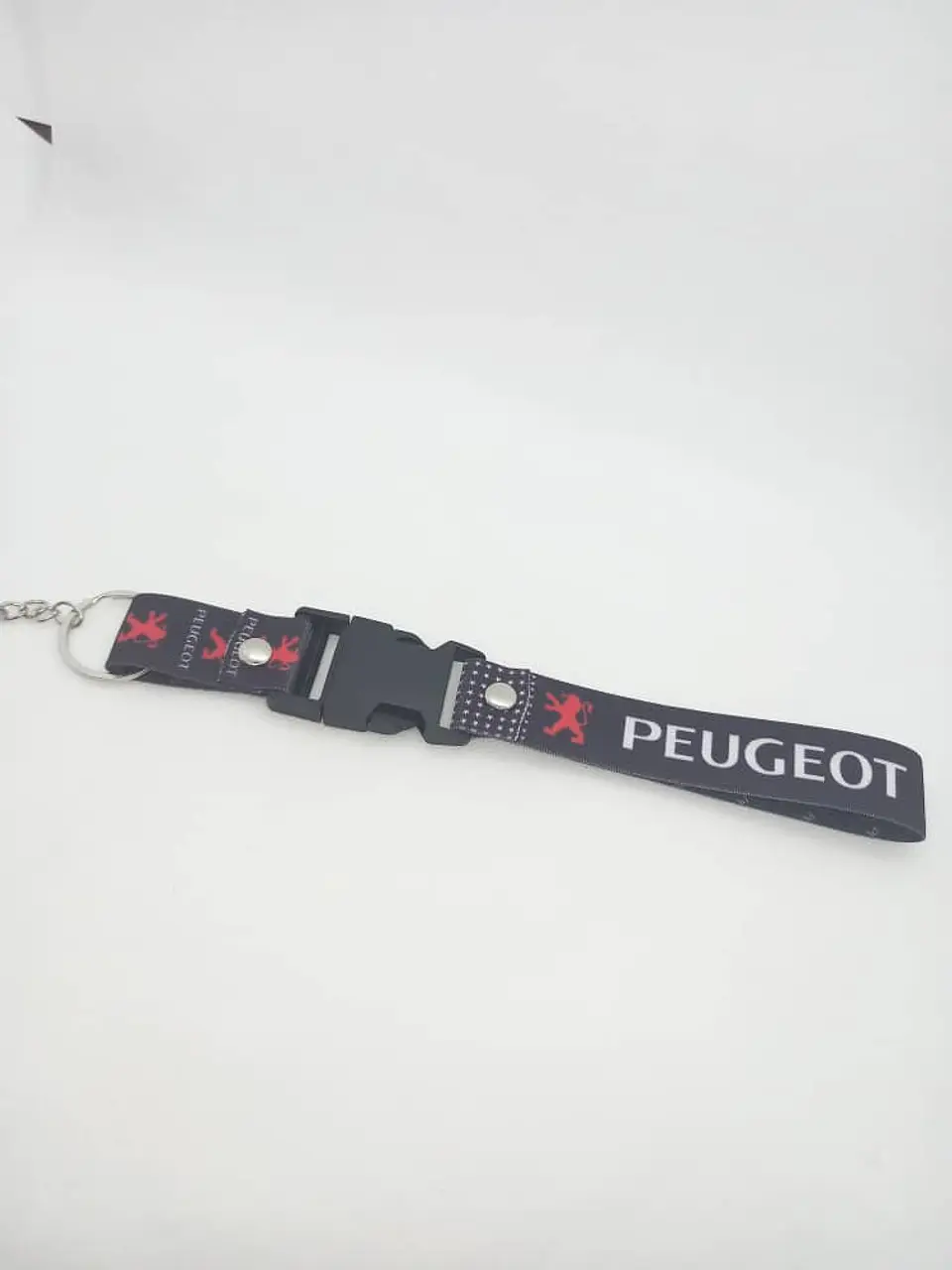 Llavero Lanyard elástico porta llaves y credencial - PEUGEOT 4