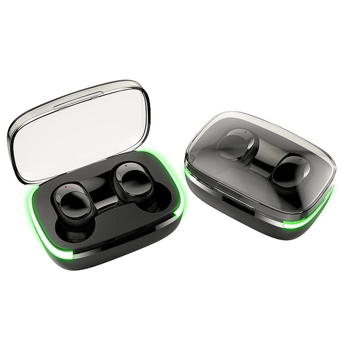 Audífonos auriculares Bluetooth 5.1 Tws Y60 estéreo, bajos 9D compatible con android, iOS, Notebook duración de carga 2 a 3 horas 14