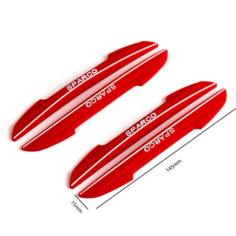 Set Tope de puerta, tope de retrovisor rojo sparco