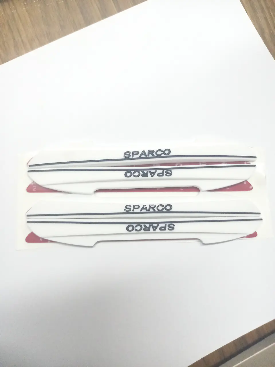 Set Tope de puerta, tope de retrovisor Sparco blanco 3