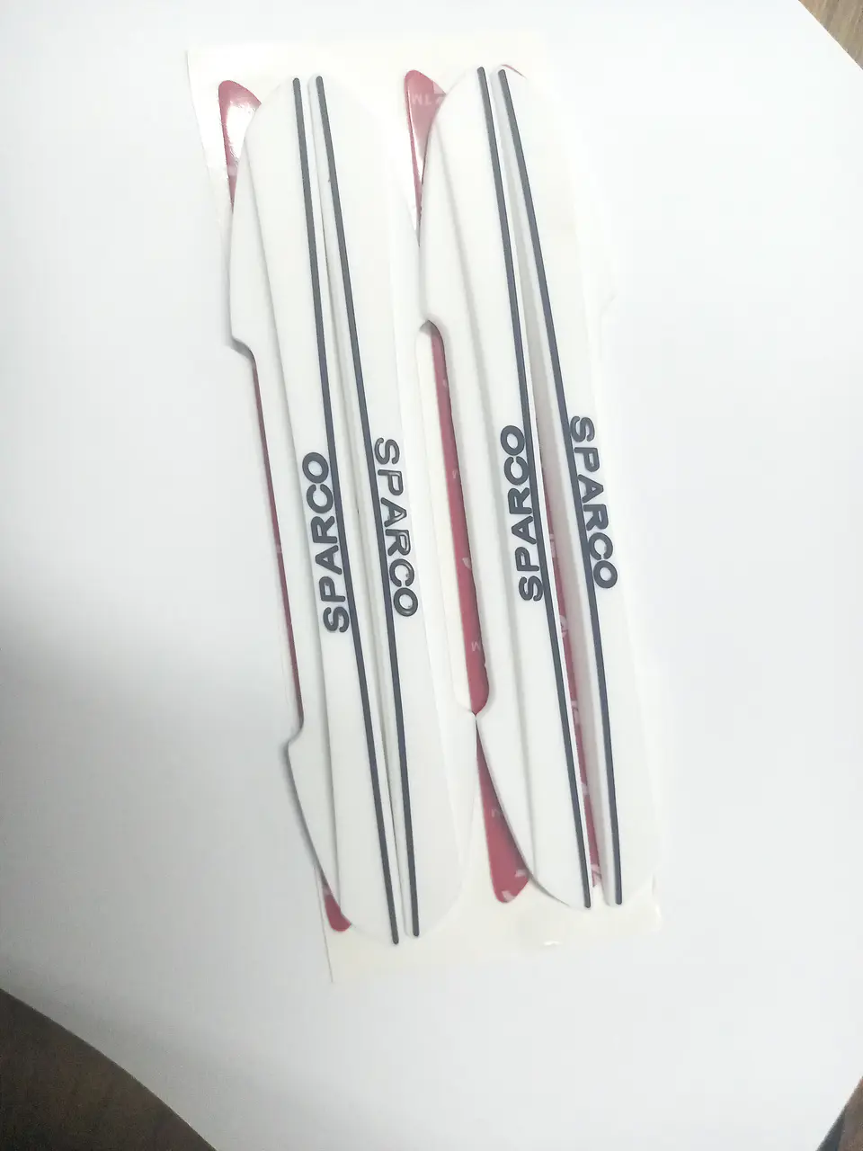 Set Tope de puerta, tope de retrovisor Sparco blanco 4