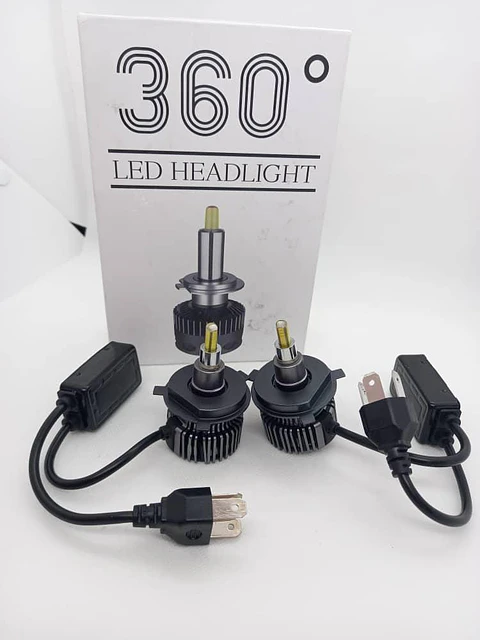 Par Ampolletas turboled H4 Led Headlight 360 grados